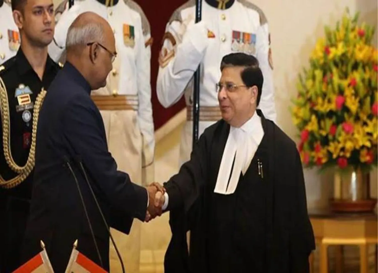 Justice Dipak Misra, President Ram Nath Kovind,