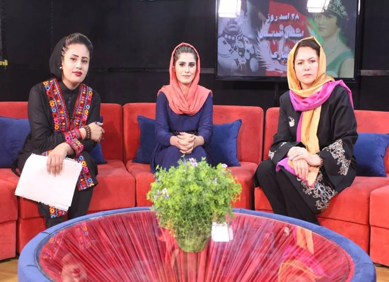 women empowerement, women journalists, women in media, zan TV, afganistan