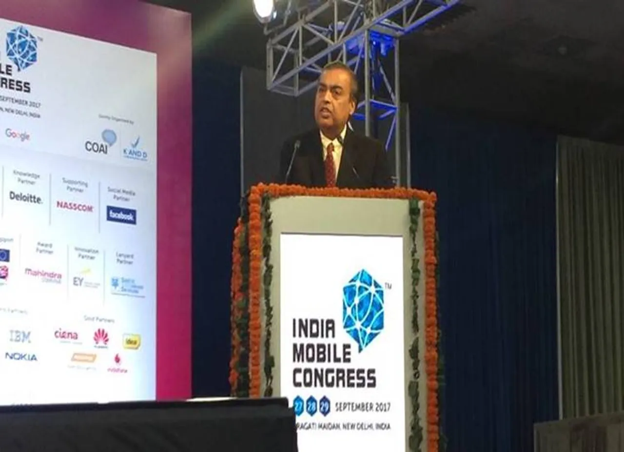 Mukesh Ambani, India Mobile Congress, data is the new oil, India Mobile Congres,