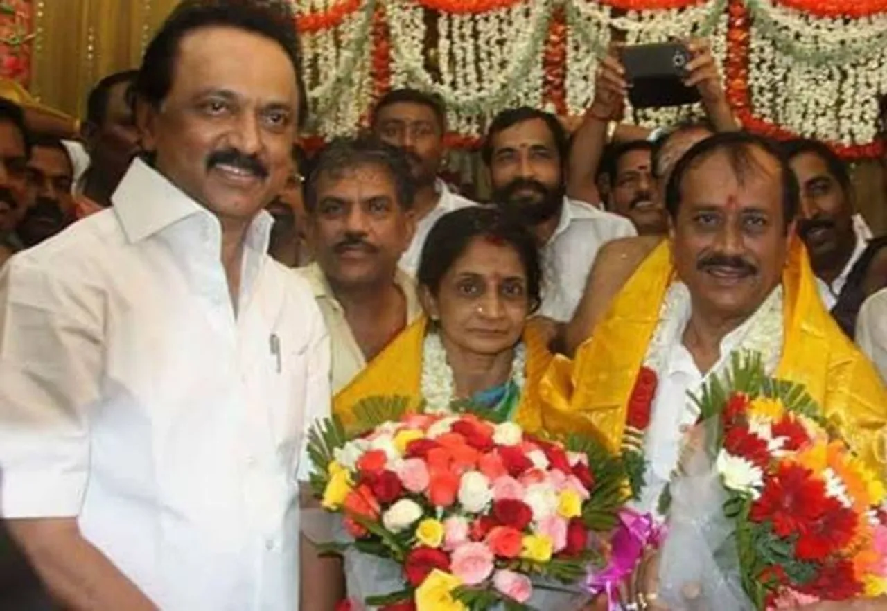 h.raja shashti poorthi function, cm edappadi palaniswami, deputy cm o.panneerselvam, mk stalin greetings