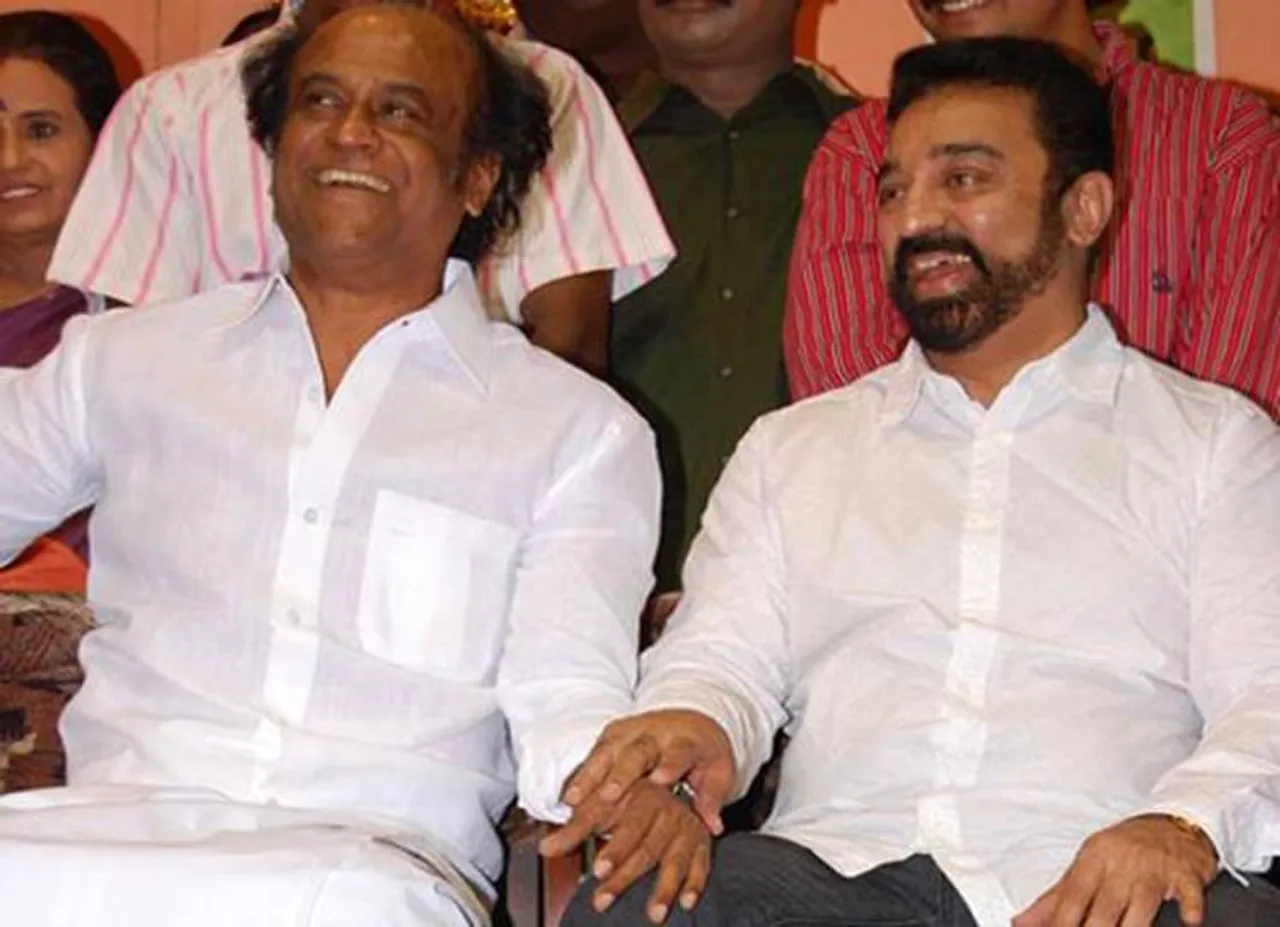 actor kamal haasan, actor rajini kanth, kamala.selvaraj, tamilnadu politics, kamal haasan - rajini kanth ,