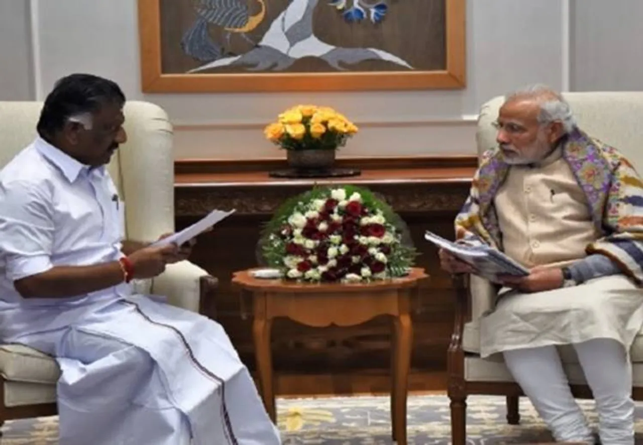 deputy cm o.panneerselvam, cm edappadi palaniswami, tamilnadu government, aiadmk, pm narendra modi