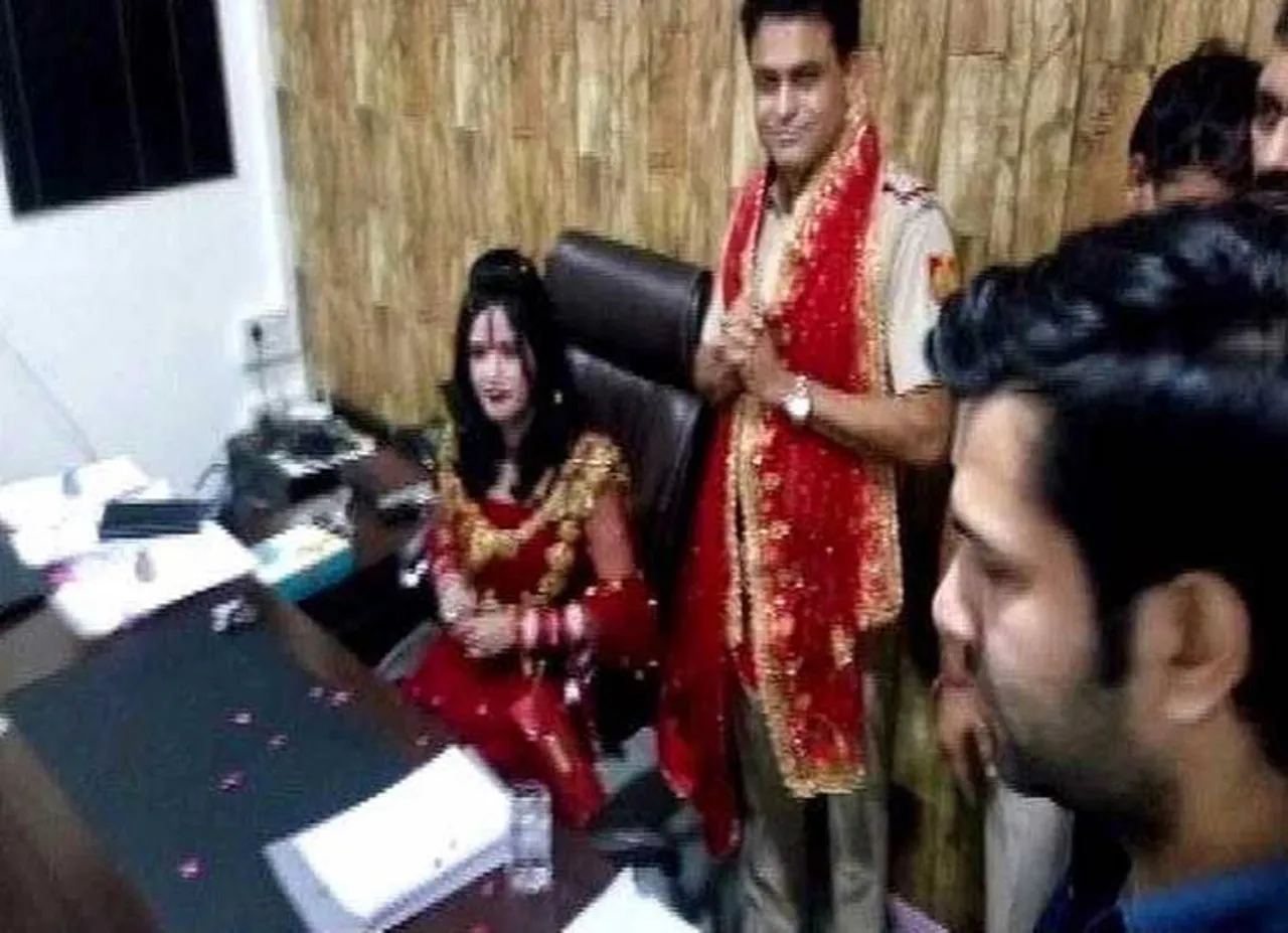 Godwoman,Radhe Maa,delhi, radhe maa in police station