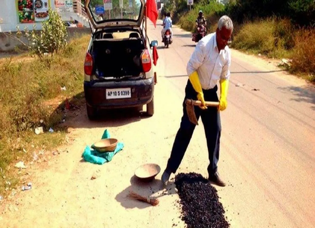 Gangadhara Tilak Katnam,Hyderabad,Hyderabad City,potholes