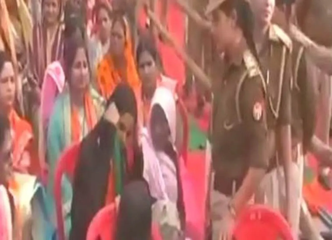 Woman asked to take off burqa at Yogi Adityanath rally in Balia, probe ordered