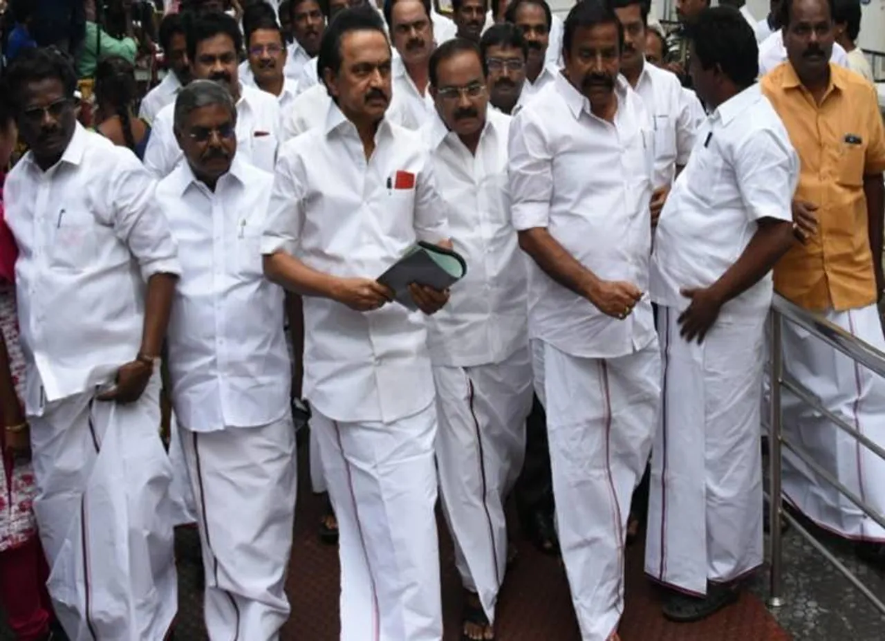 DMK MLA's walkout from Tamil Nadu Assembly