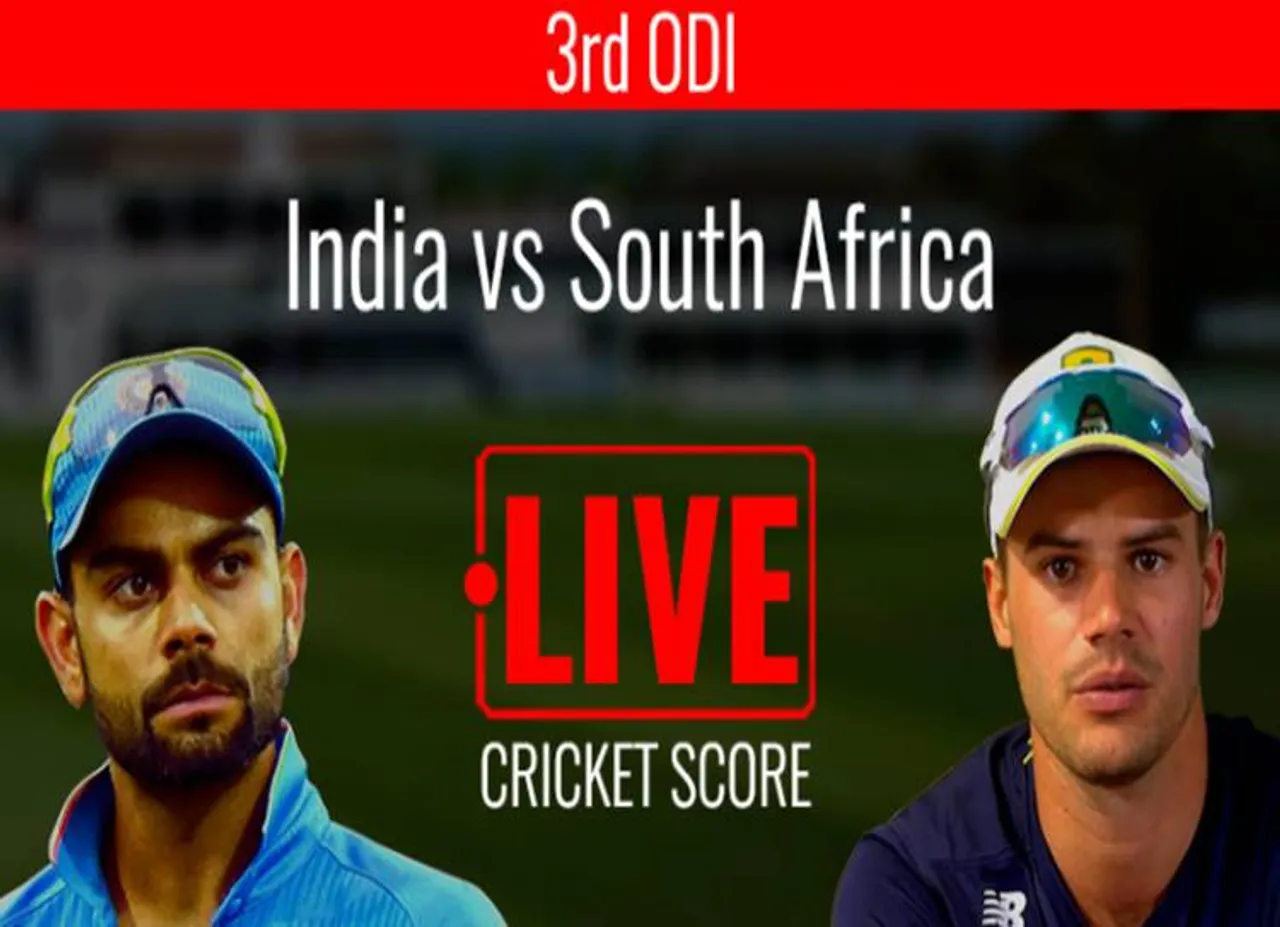 இந்தியா vs தென்னாப்பிரிக்கா 3வது ஒருநாள் போட்டி Live Cricket Score