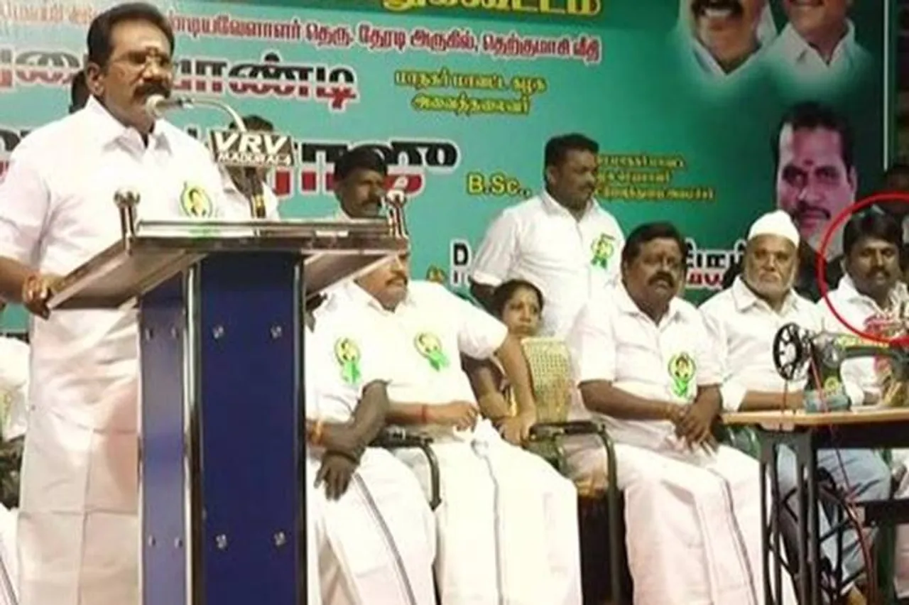 Anbuchezhiyan at Sellur Raju Meeting, Madurai, ADMK