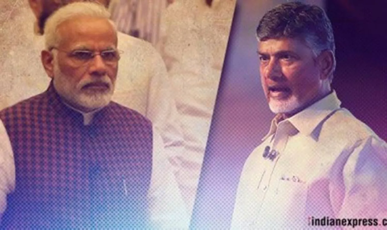 N Chandrababu Naidu, Narendra Modi, No confidence Motion