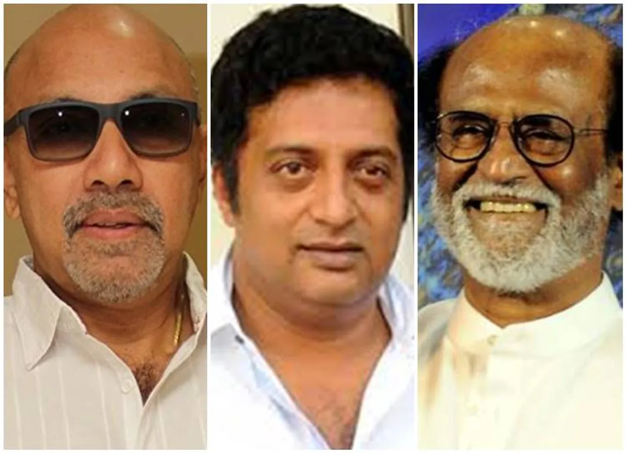 actors rajini -prakashraj - sathyaraj