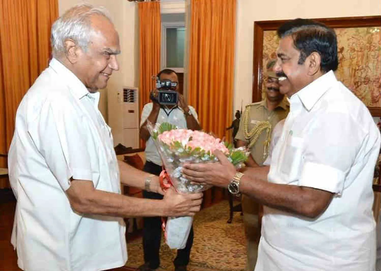 Edappadi K.Palaniswami Met Banwarilal Purohit, Cauvery Management Board