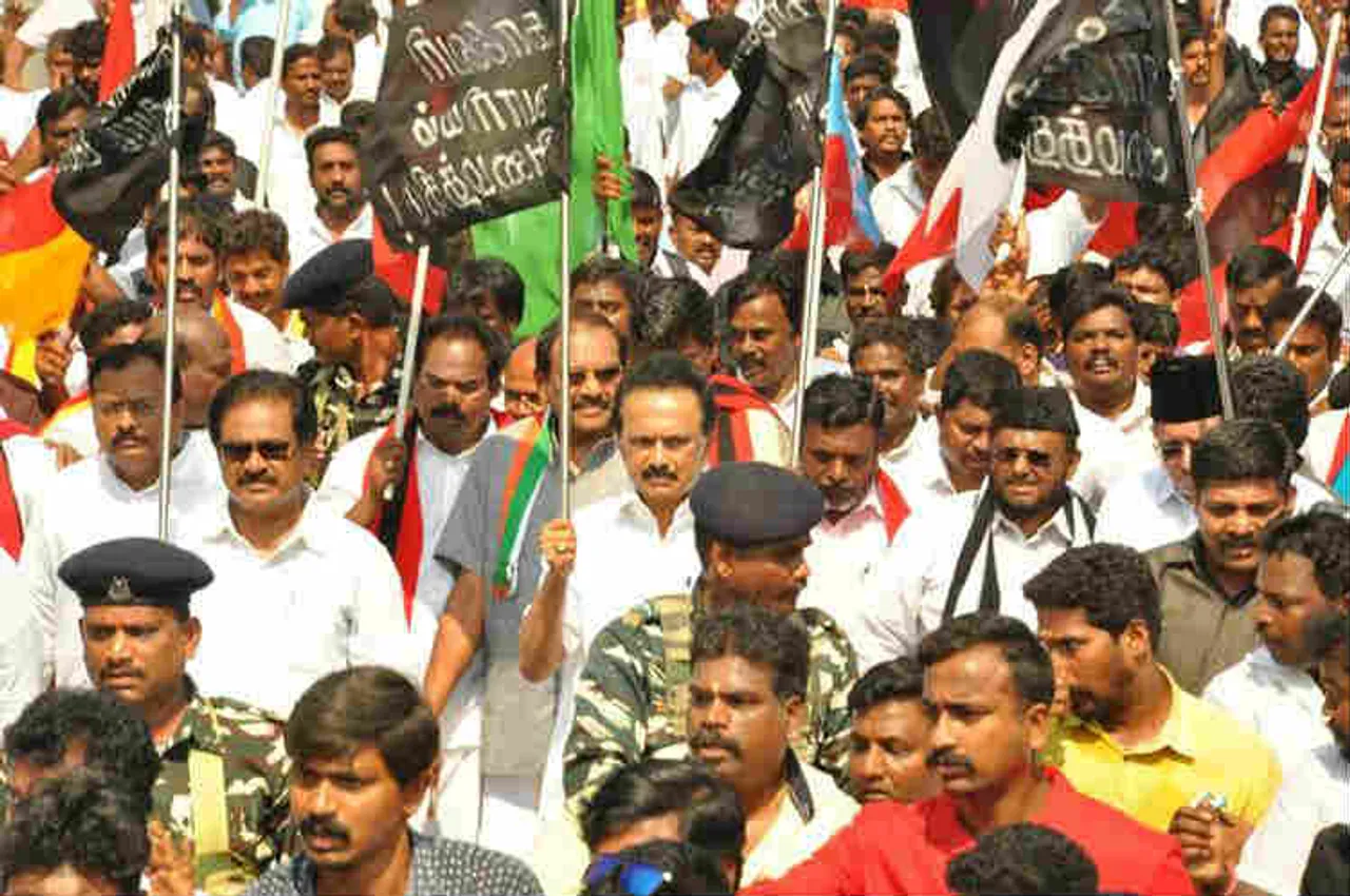 cauvery Issue, Cauvery Management Board, Marina Protest, MK Stalin, TN Bandh
