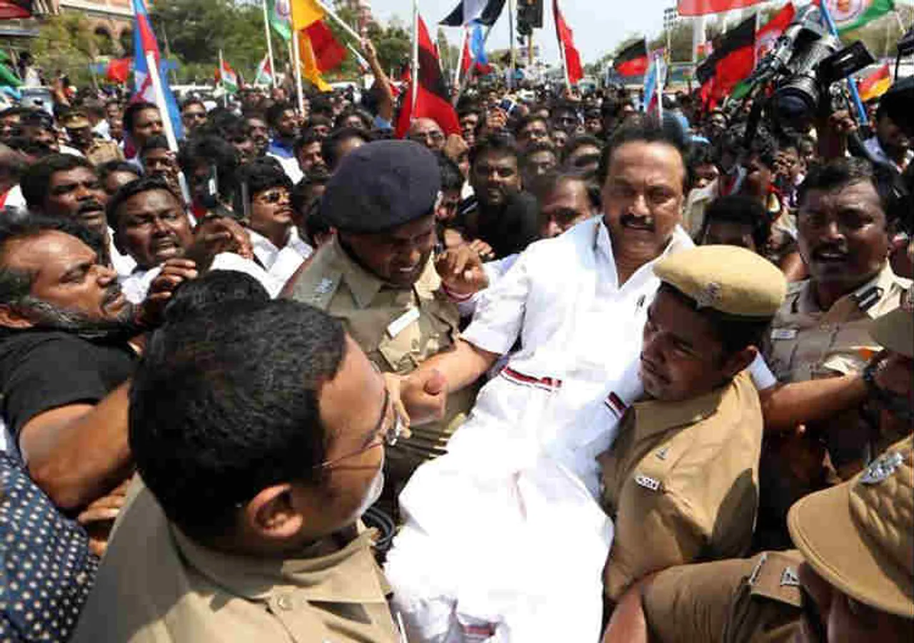 cauvery Issue, Cauvery Management Board, Marina Protest, MK Stalin, TN Bandh