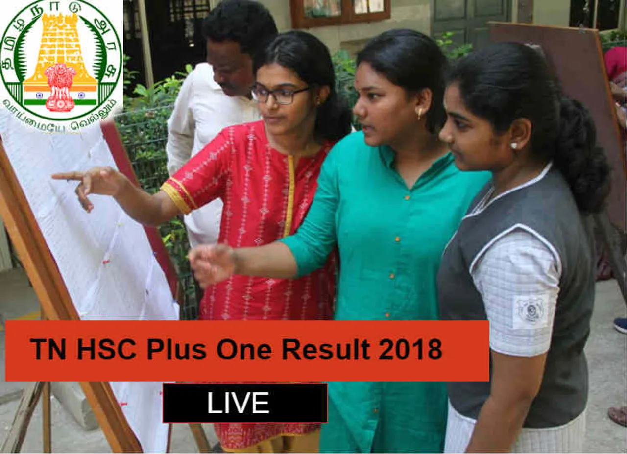 TN HSC Plus One Result 2018 Live Updates