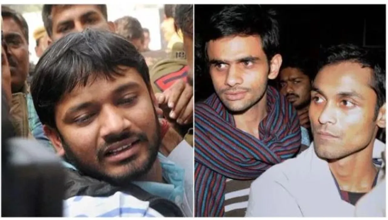 Umar Khalid and Kanhaiya kumar