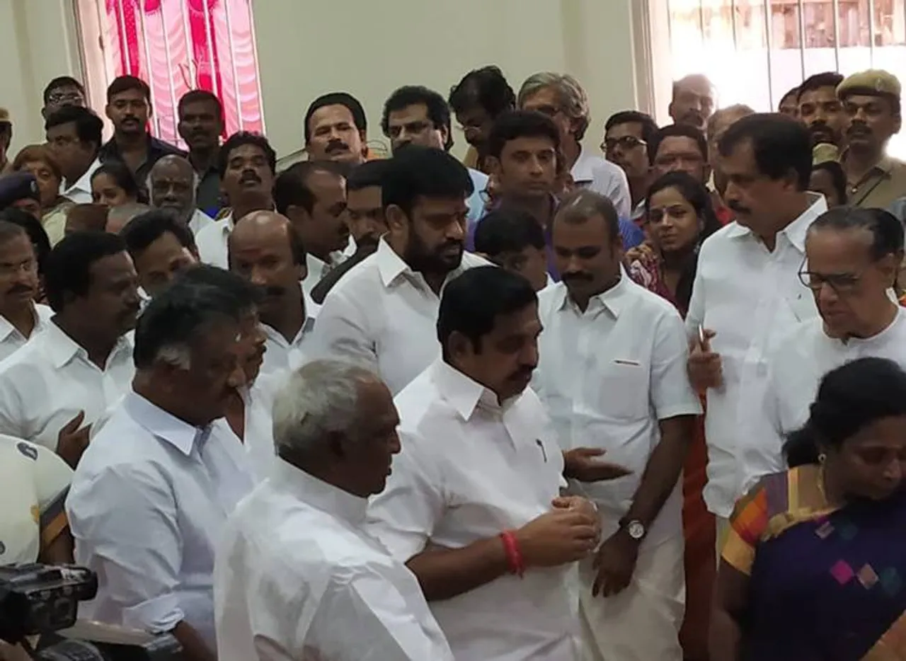 முதல்வர் எடப்பாடி பழனிசாமி, வாஜ்பாய் அஸ்திக்கு அஞ்சலி, cm Edappadi Palaniswami, Vajpayee Asti