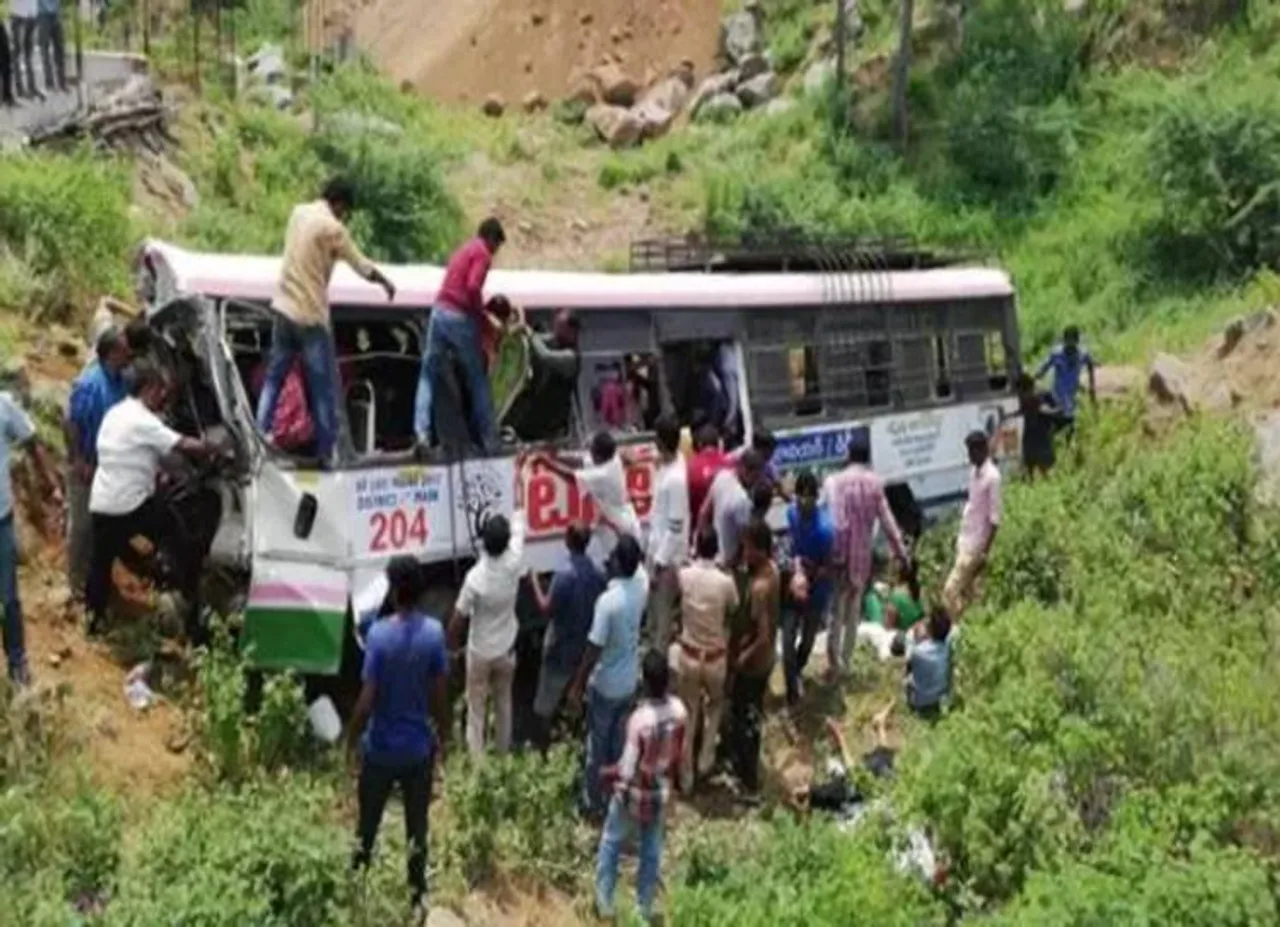 Telangana Bus accident