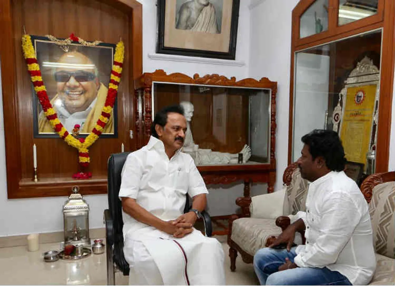 karunas meet mk stalin, எம்.எல்.ஏ கருணாஸ்