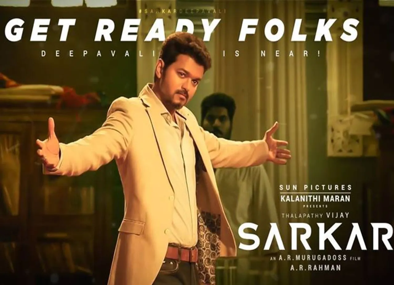 சர்கார் ப்ரீமியர் ஷோ, Sarkar Premiere show, two times opening song