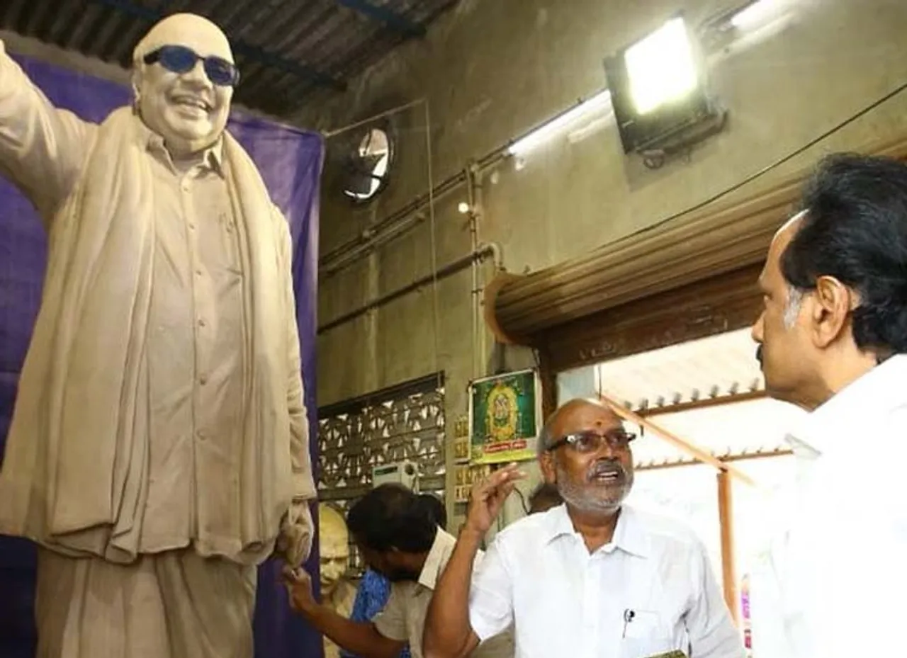 கலைஞர் கருணாநிதி சிலைத் திறப்பு