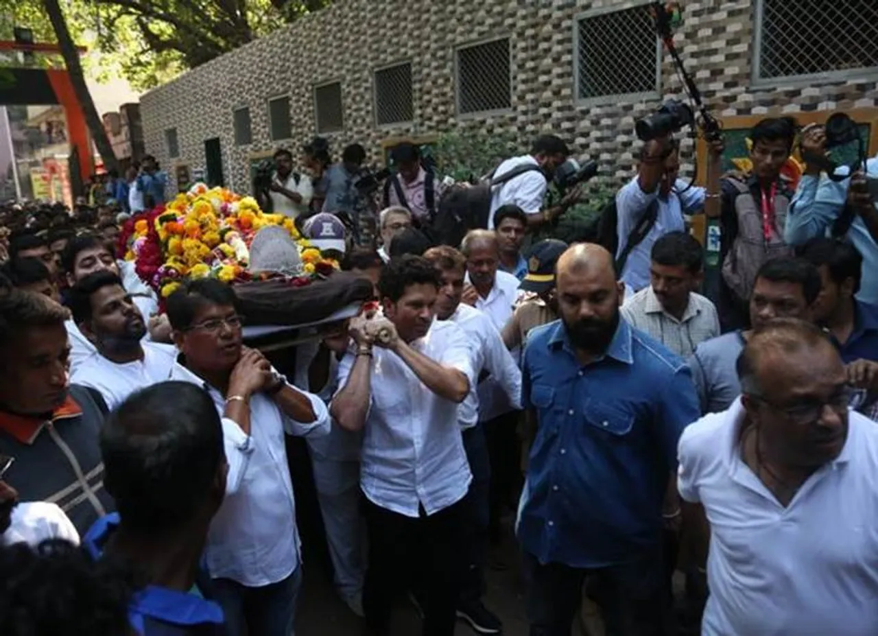 Ramakant Achrekar funeral