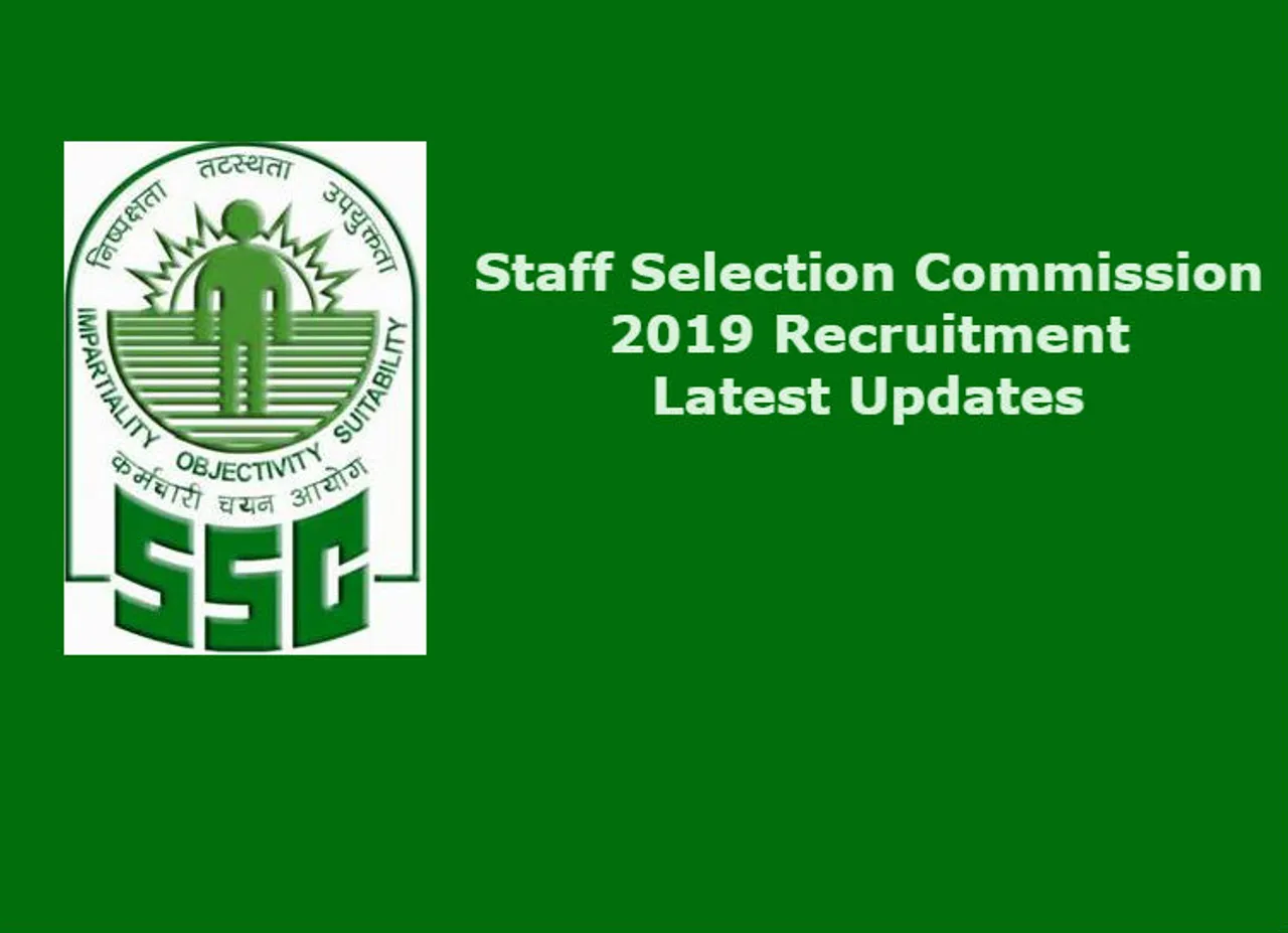 SSC Recruitment 2019, latest updates,