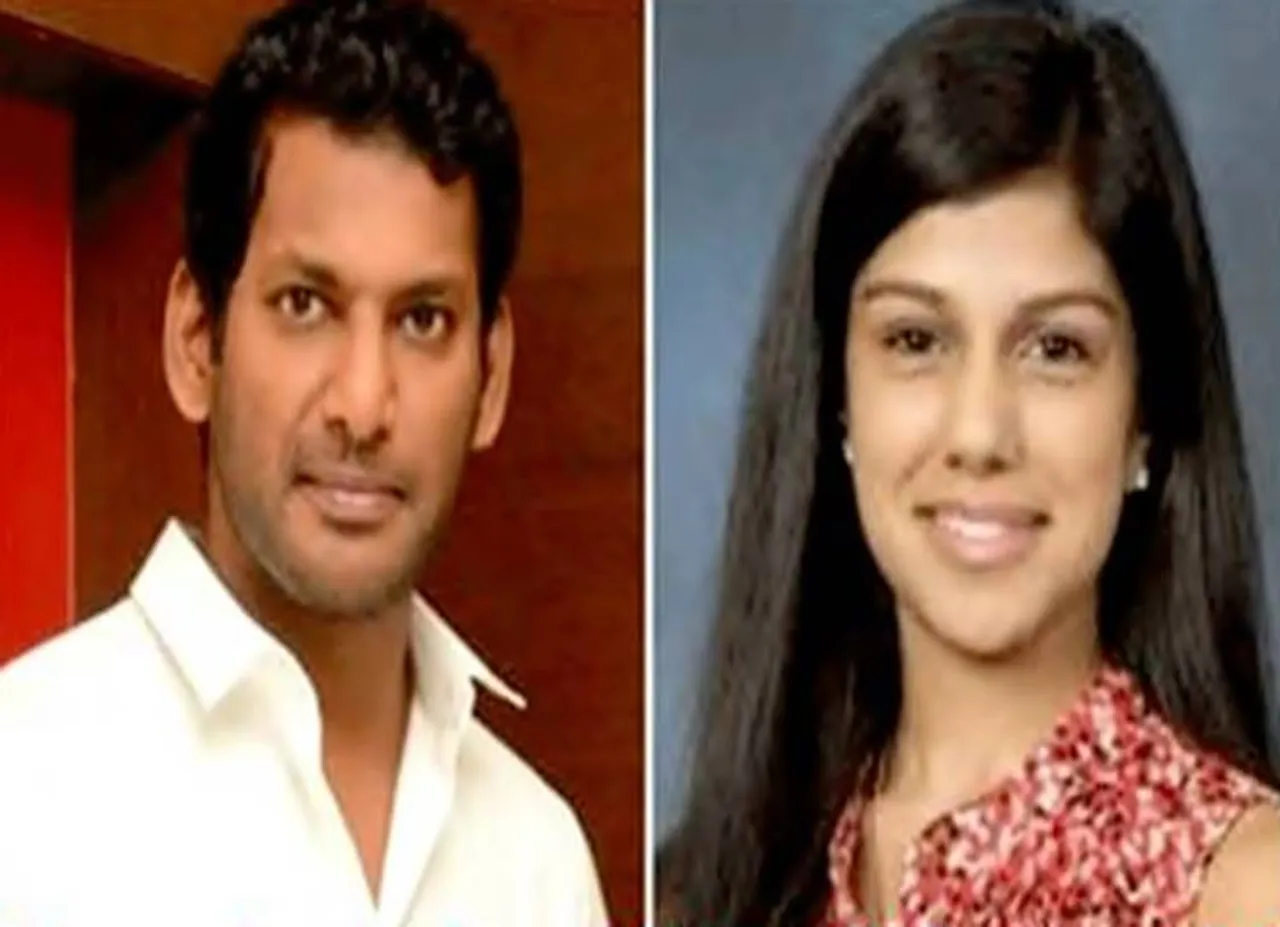 vishal refused the bride photo spreading in social media - வைரலான மணப்பெண் ஃபோட்டோ: விஷால் தரப்பு மறுப்பு!