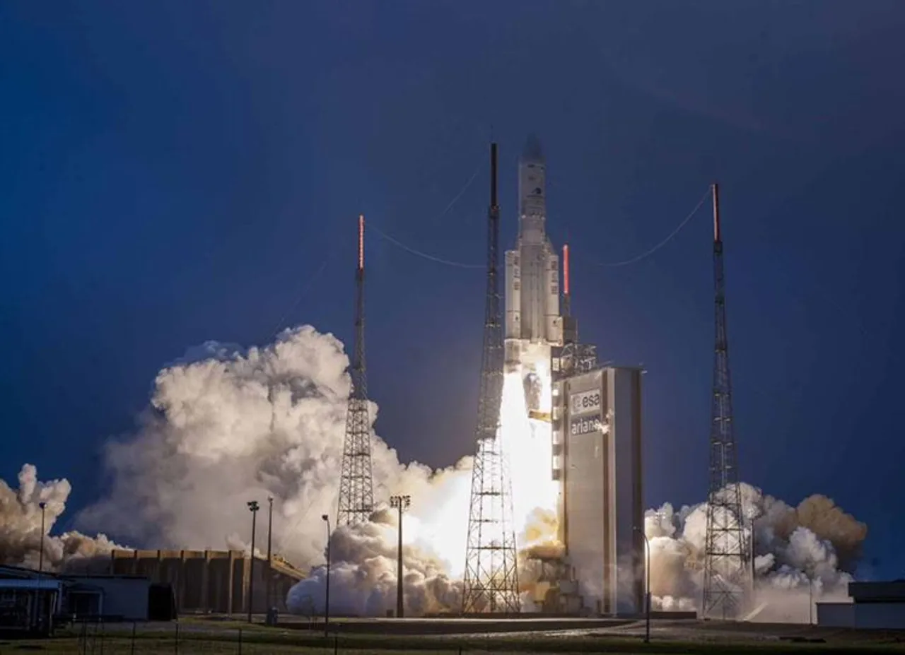 Isro's GSAT-31 launched from French Guiana