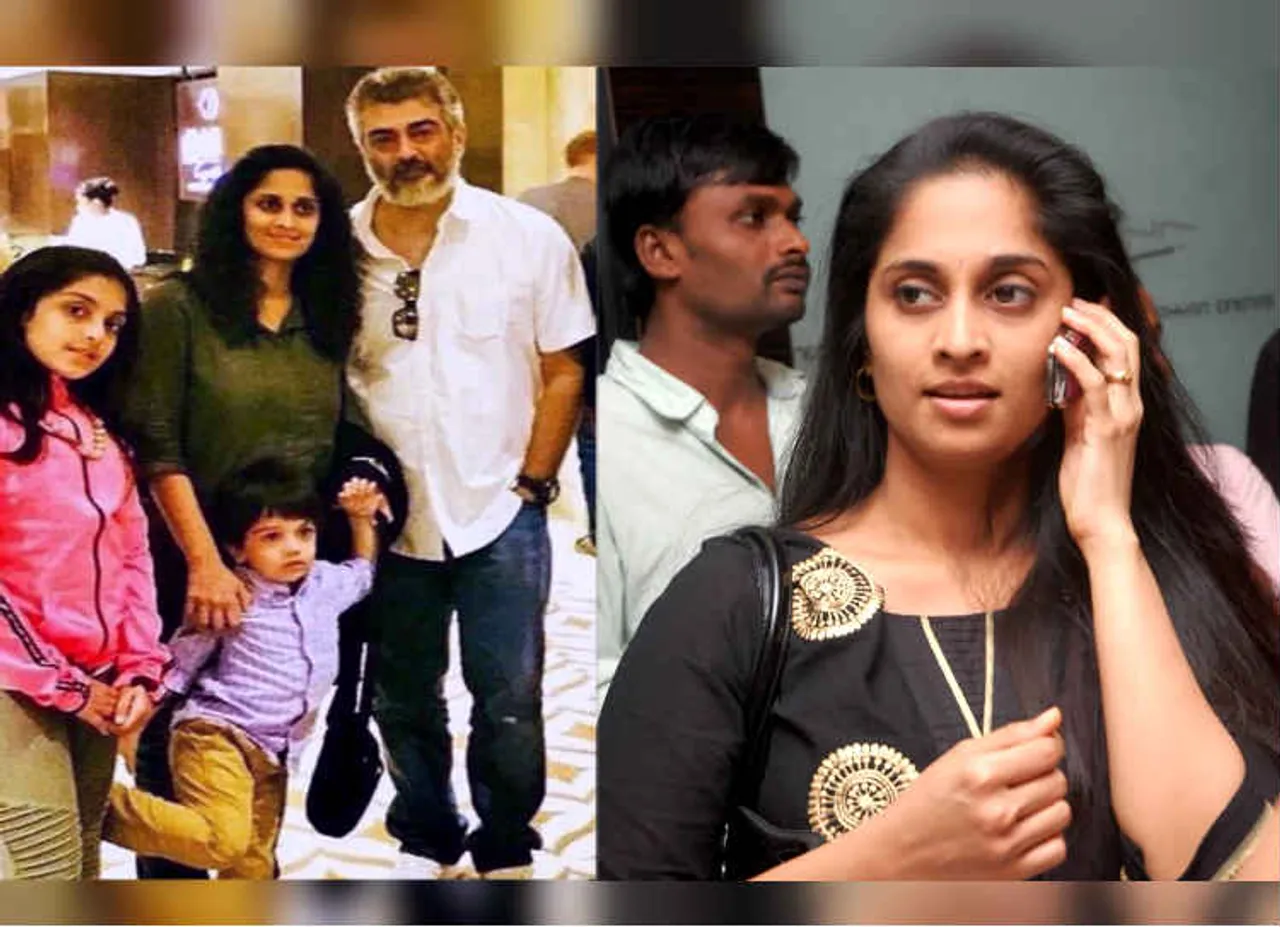 ajith wife shalini, அஜித்தின் மனைவி ஷாலினி