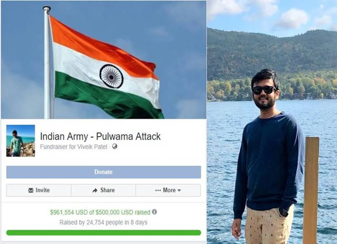 Pulwama attack aftermath, Viveik Patel