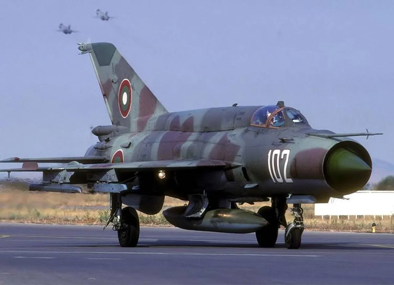 IAF mig21 fighter aircraft crashes