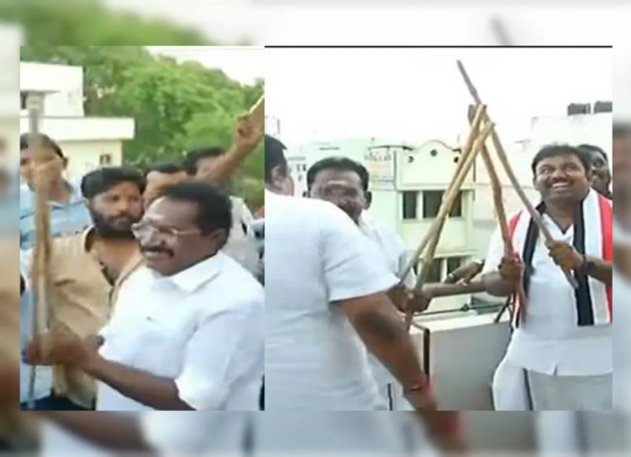 Tamil Nadu Minister Sellur Raju Danced Dandiya