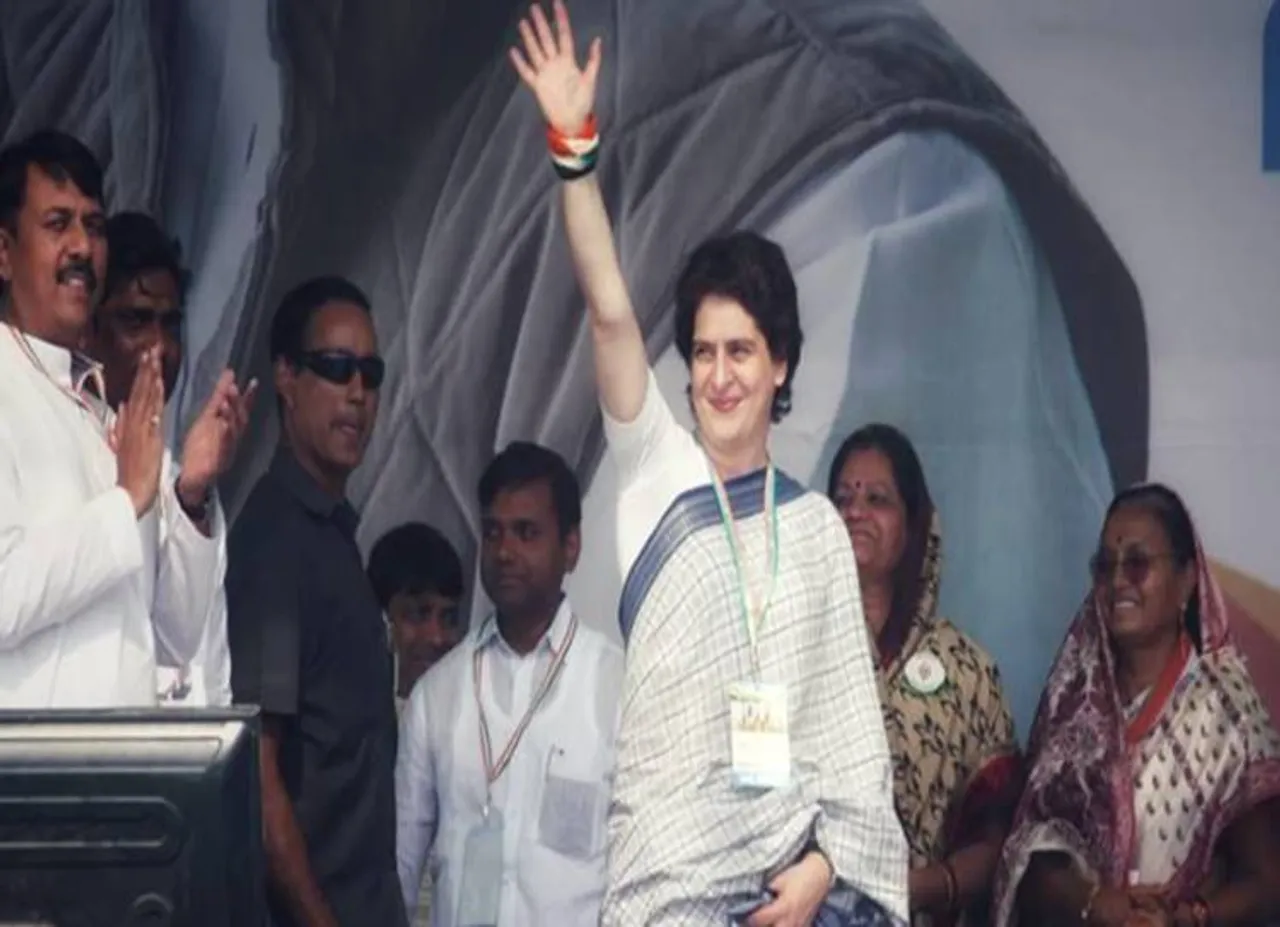 Priyanka Gandhi first rally pm modi - 'பெண்கள் பாதுகாப்பு என்னாச்சு பிரதமரே?' - முதல் அரசியல் பேரணியில் பிரியாங்கா காந்தி