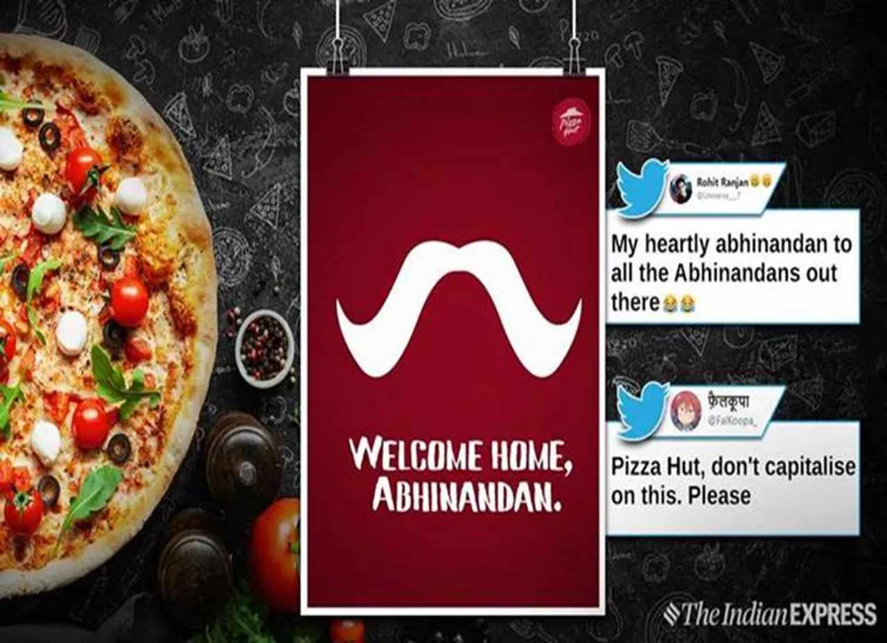 Pizza Hut offering free pizza to anyone named Abhinandan