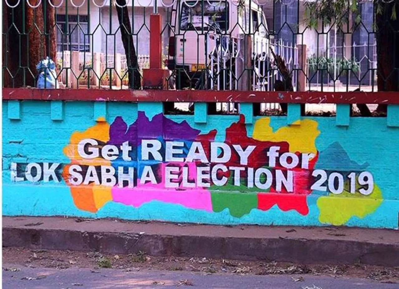 General Election 2019 Colourful Graffiti Awareness