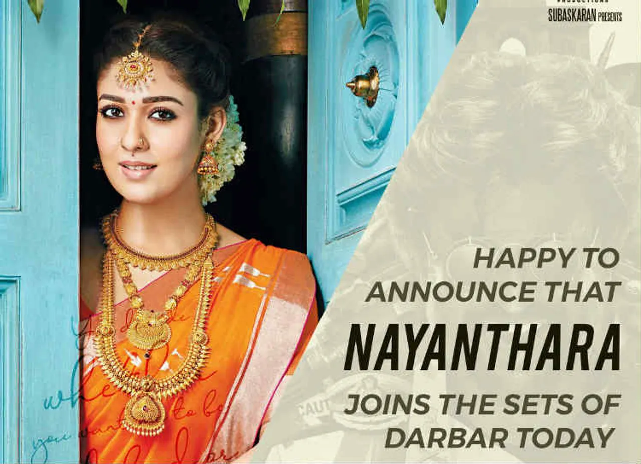 Nayanthara joins Darbar, Nayanthara joins Darbar shooting