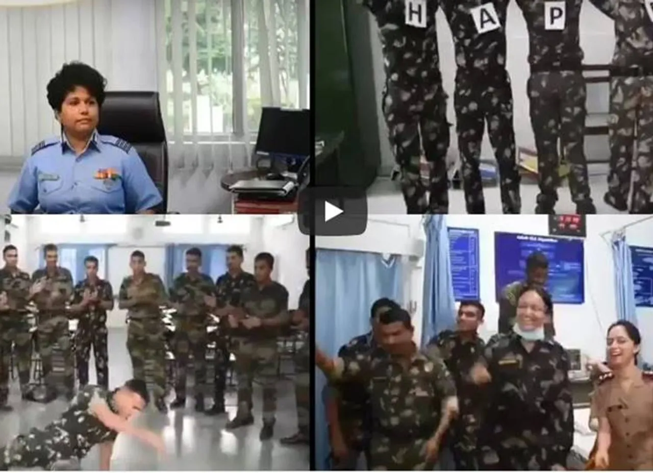 Viral Video Indian Air Force Doctors Dancing Pharrell Williams' Happy Album