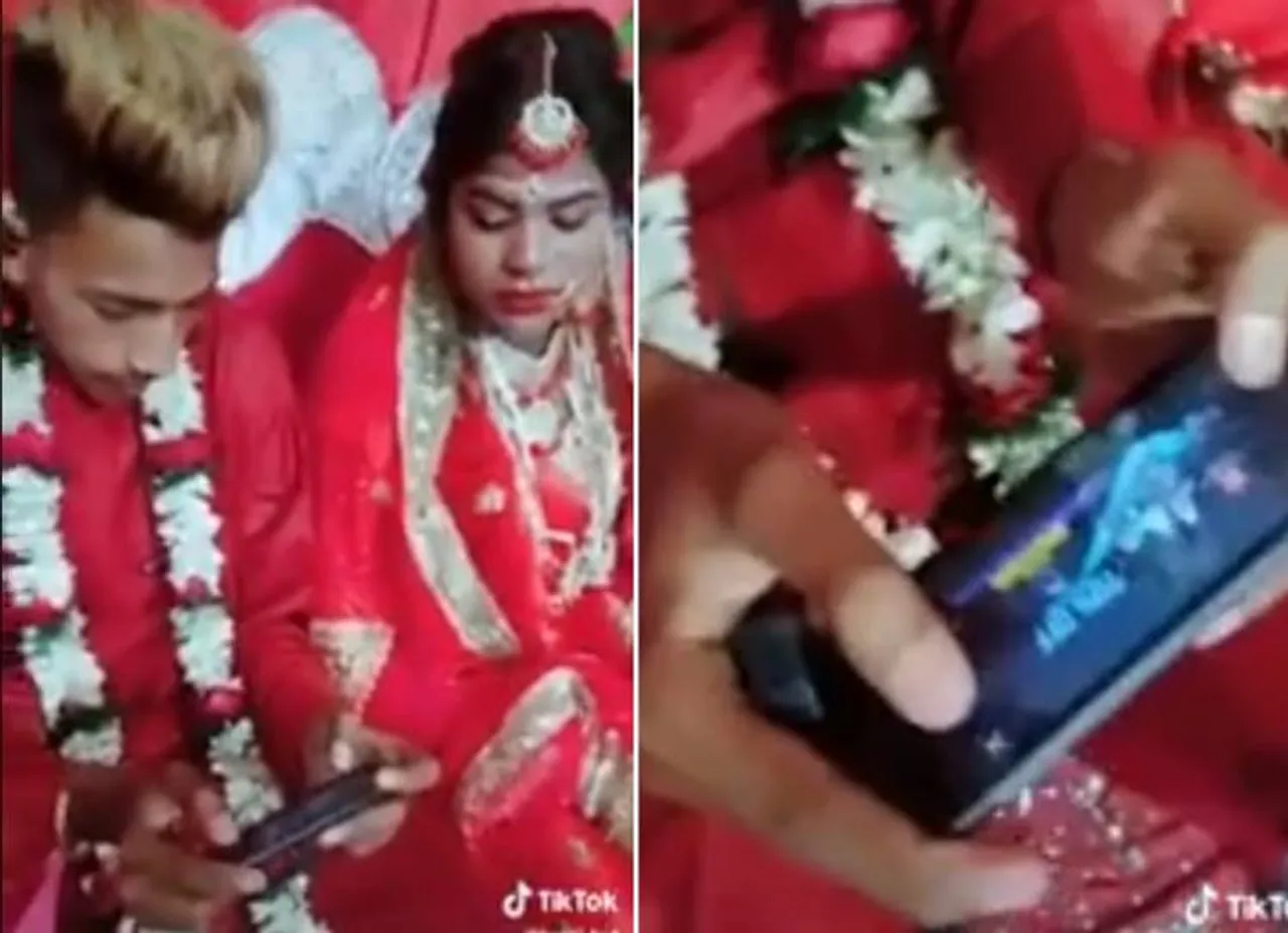 wedding tik tok, pubg game