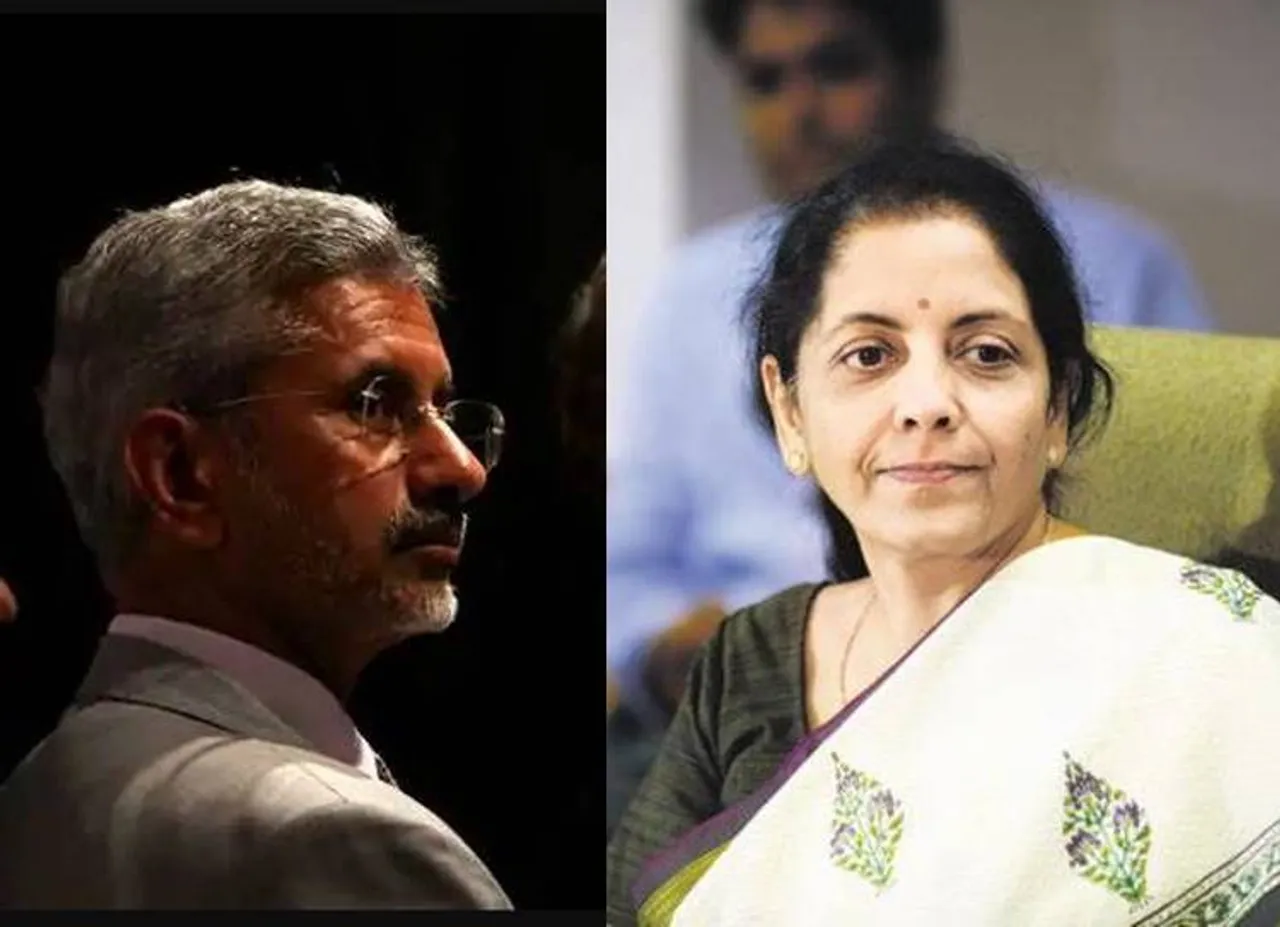 Foreign Affairs Minister S Jaishankar Finance Minister Nirmala Sitharaman