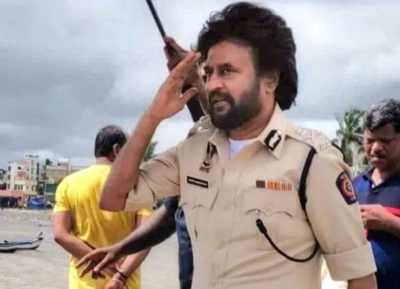 darbar second look rajinikanth, rajinikanth darbar second look, ரஜினிகாந்த், தர்பார் செகண்ட் லுக் போஸ்டர்