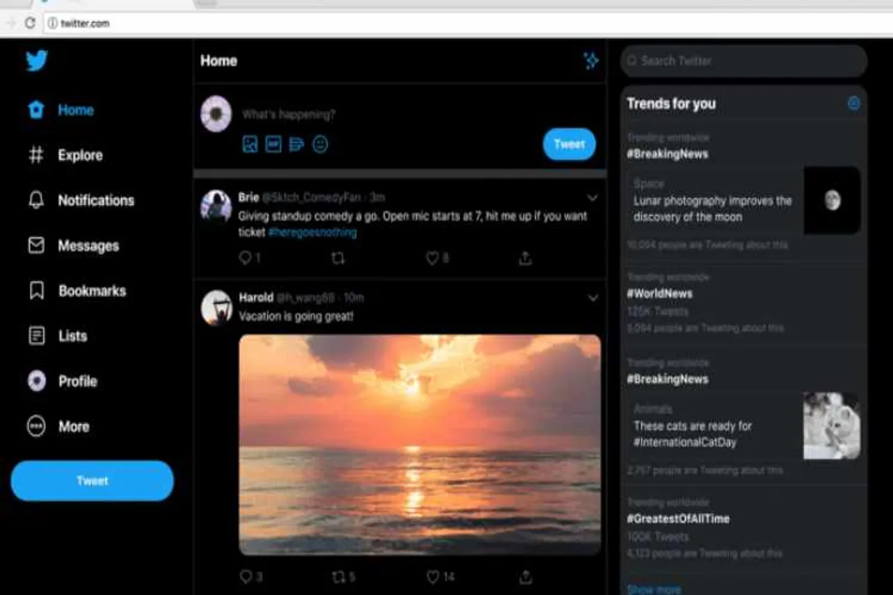 twitter, update, social network, darkmode, டுவிட்டர், அப்டேட், சமூகவலைதளங்கள்