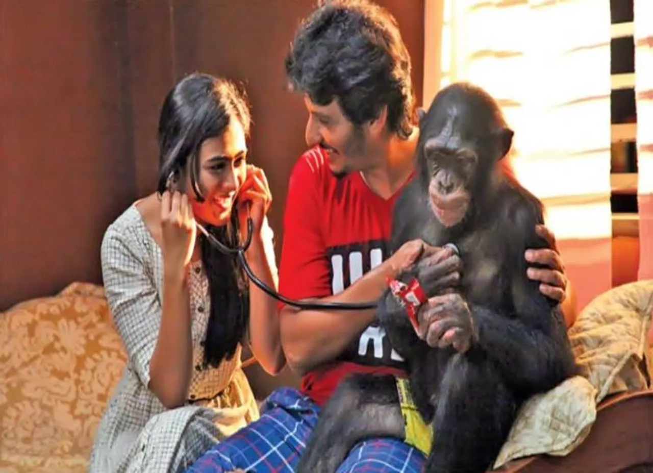 Jiiva starrer Gorilla movie review: ஜீவாவுக்கு கை கொடுத்ததா ‘கொரில்லா’?