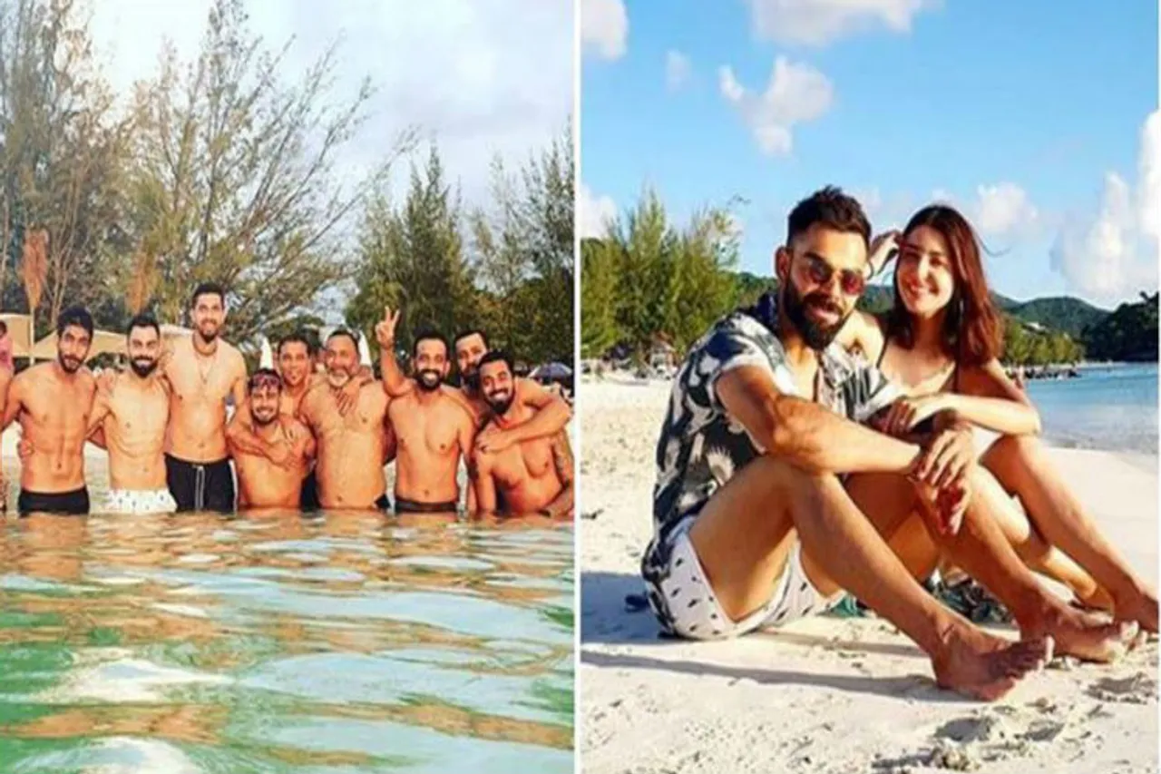 virat kohli anushka sharma day out