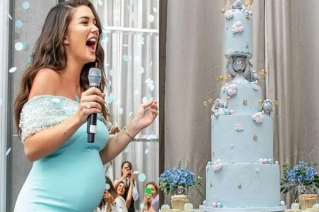 amy jackson baby shower images