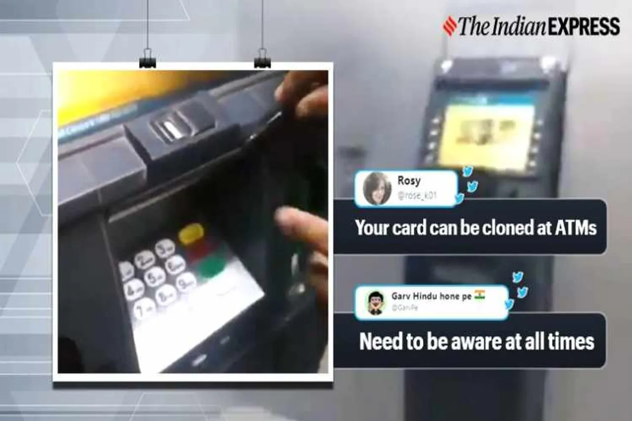 atm tampering viral video, Video Of ATM Tampering, atm, atm machine tampering