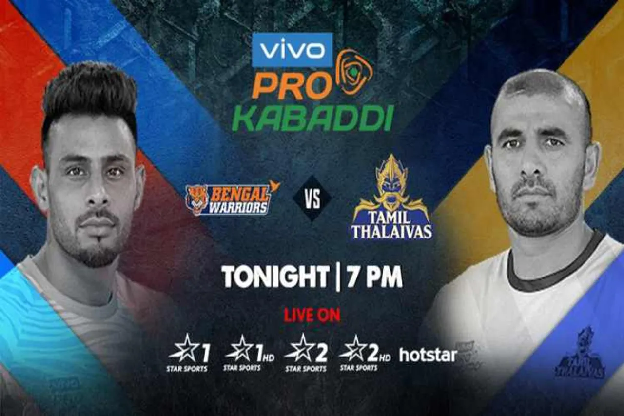 Pro Kabaddi League 2019, TAM vs BEN Online Streaming: