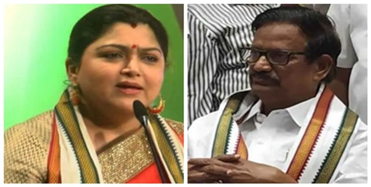 INX Media Case, Khushboo opinion on P. Chidambaram' issue, சிதம்பரம் சட்ட ரீதியாக சந்திப்பார், குஷ்பு கருத்து, திமுக டி.கே.எஸ்.இளங்கோவன், leaders opinion, congress tamilnadu's president ks azhagiri condemn, dmk tks Elangovan