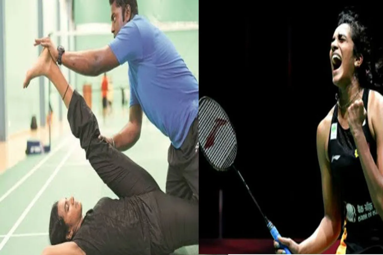 pv sindhu workout videos