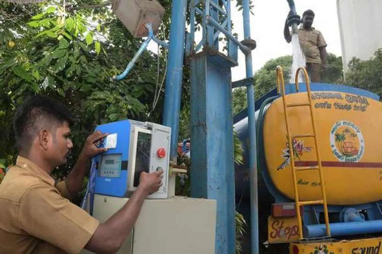 chennai, chennai metro water, metering system, digital meter, water consumption, chennai corporation