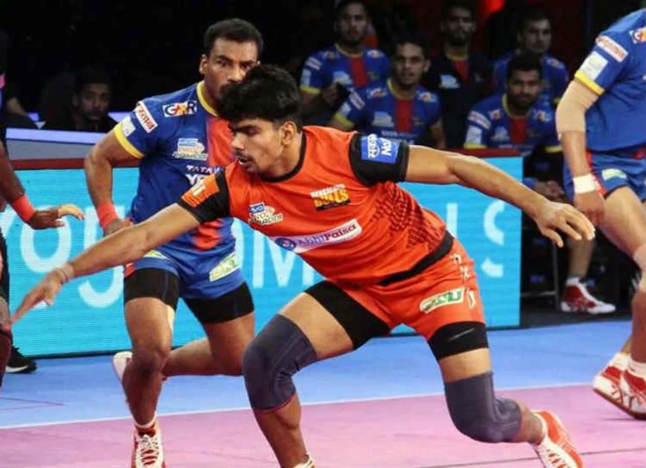 pawan kumar sehrawat bengaluru bulls pro kabaddi season 7 - பவன் குமார் ஷெராவத் - புரோ கபடி லீக் தொடரின் 'தரமான செய்கை' ரெய்டர்!